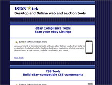 Tablet Screenshot of isdntek.com